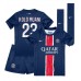 Maillot de foot Paris Saint-Germain Randal Kolo Muani #23 Domicile vêtements enfant 2024-25 Manches Courtes (+ pantalon court)